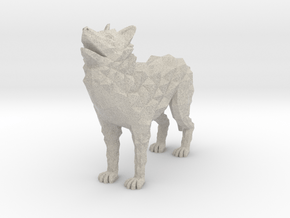 Timber wolf in Natural Sandstone