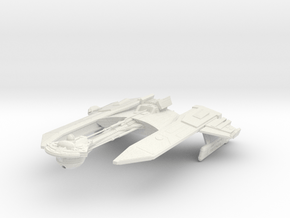 Klingon ForMar Class C  Cuiser in White Natural Versatile Plastic