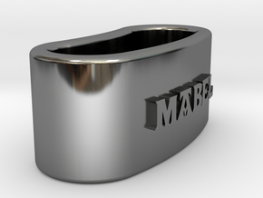 MABEL napkin ring with lauburu in Fine Detail Polished Silver