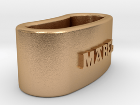 MABEL napkin ring with lauburu in Natural Bronze