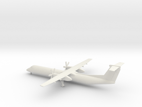 Bombardier Dash 8 Q400 in White Natural Versatile Plastic: 1:160 - N