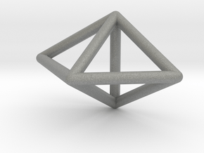 0752 J12 Triangular Bipyramid E (a=1cm) #1 in Gray PA12