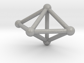 0753 J12 Triangular Bipyramid V&E (a=1cm) #2 in Aluminum