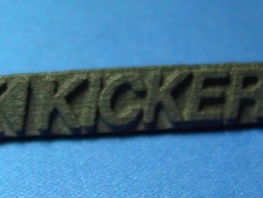 Kicker Logo For Speaker Cover in Matte Black Steel