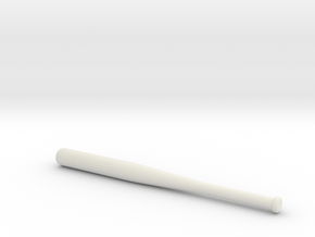 Printle Thing Baseball Bat - 1/24 in White Natural Versatile Plastic
