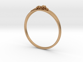 Succulent Ring in Natural Bronze