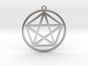 Pentagram in Natural Silver