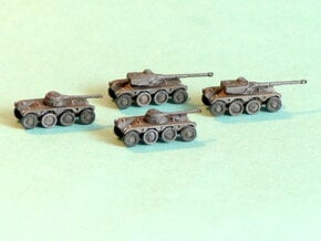 French EBR 75 Heavy Scout Car 1/200 in Smooth Fine Detail Plastic