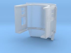 TT ATSF extended tapered cab with access in Smooth Fine Detail Plastic