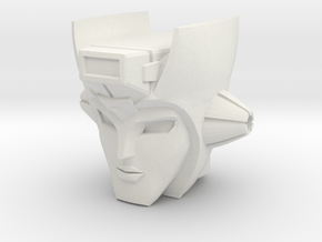 Chromia Head for Warbotron WB03-A Turbo Ejector in White Natural Versatile Plastic