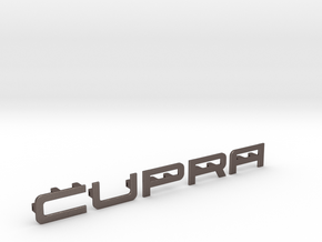 Cupra Lower Grill Letters - Full Set in Polished Bronzed-Silver Steel