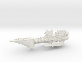 Navy Frigate - Concept 1  in White Natural Versatile Plastic