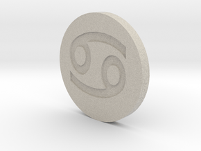 Cancer Coin in Natural Sandstone