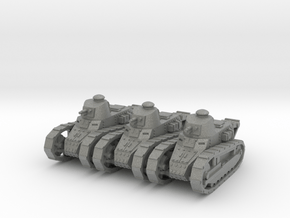 1/144 Renault FT tank (3 pieces) in Gray PA12