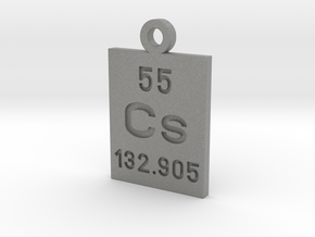 Cs Periodic Pendant in Gray PA12