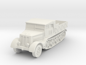 Sdkfz 9 FAMO (open) 1/87 in White Natural Versatile Plastic