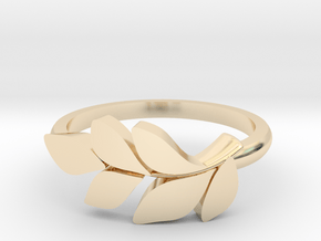 Leafy Ring  in 14K Yellow Gold