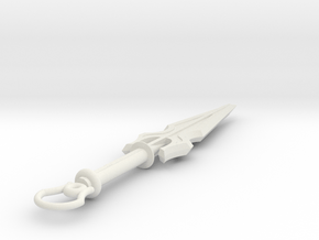 Large rope dart inspired by Scorpion from Mortal c in White Natural Versatile Plastic