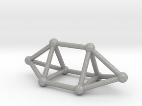0756 J14 Elongated Triangular Bpyramid (a=1cm) #2 in Aluminum