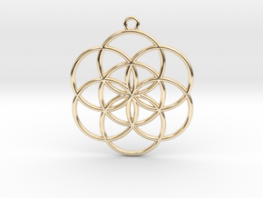 Seed of Life in 14K Yellow Gold
