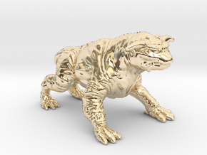 Ghostbusters 1/60 Terror Dog zuul gozer miniature in 14k Gold Plated Brass