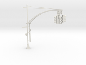 Traffic Light - New York City O scale #1 in White Natural Versatile Plastic