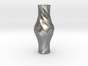 Vase-17 in Natural Silver