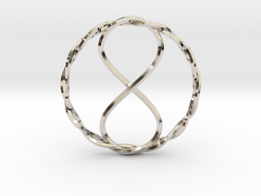 Infinity Pendant in Platinum