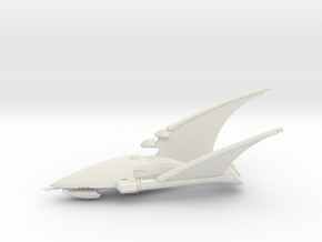 Eldar Craftworld - Concept Ship 1 in White Natural Versatile Plastic