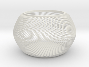 Squishy Bowl in White Natural Versatile Plastic