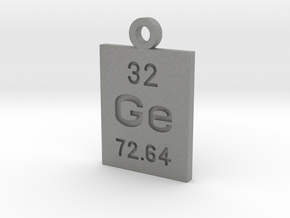 Ge Periodic Pendant in Gray PA12
