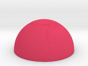 ! - Dead Earth - Southern Hemisphere in Pink Processed Versatile Plastic