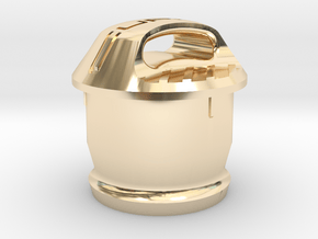 Cupra 12V Socket Cover in 14k Gold Plated Brass