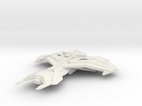 Ferengi Marauder Class Refit Cruiser in White Natural Versatile Plastic