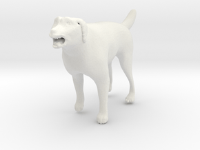 Printle Animal Dog 05 - 1/32 in White Natural Versatile Plastic