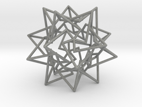 Star Dodecahedron in Gray PA12