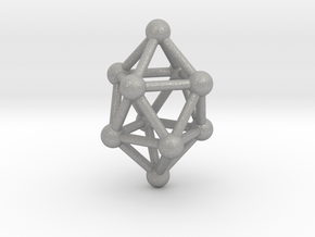 0766 J17 Gyroelongated Square Dipyramid (a=1cm) #3 in Aluminum