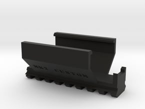 SRS Clip-on Rail in Black Natural Versatile Plastic