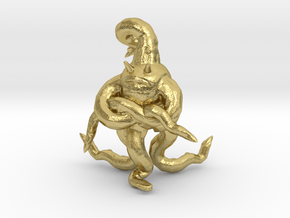 Marvel Shuma Gorath 1/60 miniature for games rpg in Natural Brass