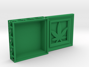 Stash Box Hemp in Green Processed Versatile Plastic