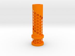 510 Tip Hexagonal Cut out in Orange Processed Versatile Plastic