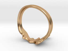 Drip Ring in Polished Bronze: 8 / 56.75