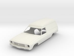 1/10 Holden HQ Sandman Panelvan RC Body in White Natural Versatile Plastic