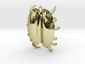 Venus Flytrap Necklace Pendant in 18k Gold Plated Brass
