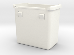 Lancia Delta Compartment BOX in White Processed Versatile Plastic