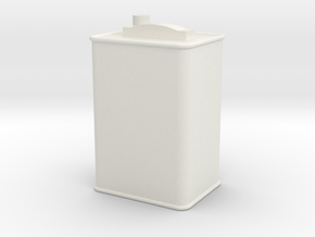 Printle Thing Oil Can 01 - 1/24 in White Natural Versatile Plastic