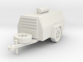 Printle Thing Compressor Trailer - 1/24 in White Natural Versatile Plastic