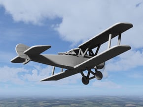 Sopwith 1-1/2 Strutter (two-seater, various scales in Gray PA12: 1:144