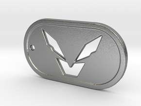 Anthem Storm Dogtag in Natural Silver