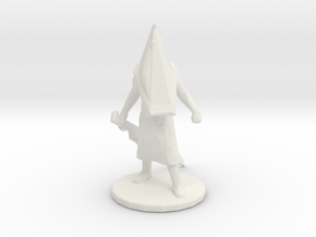 Silent Hill Pyramid Head 1/60 miniature fantasy rp in White Natural Versatile Plastic